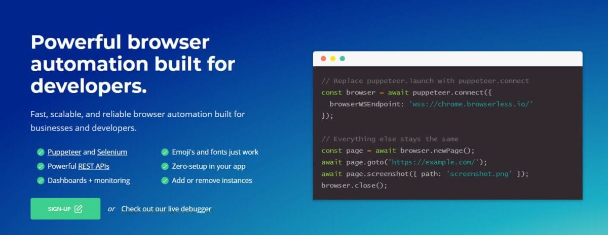 适用于你业务的12种最佳美丽截图工具和API22