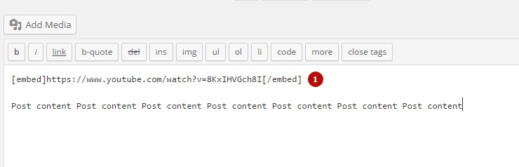 获取并显示附带的视频wordpress1