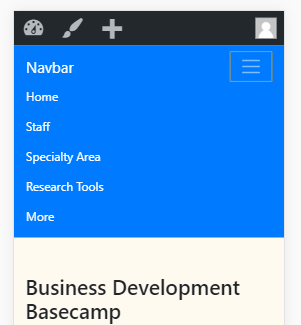 使用Bootstrap 4在桌面屏幕右侧的菜单