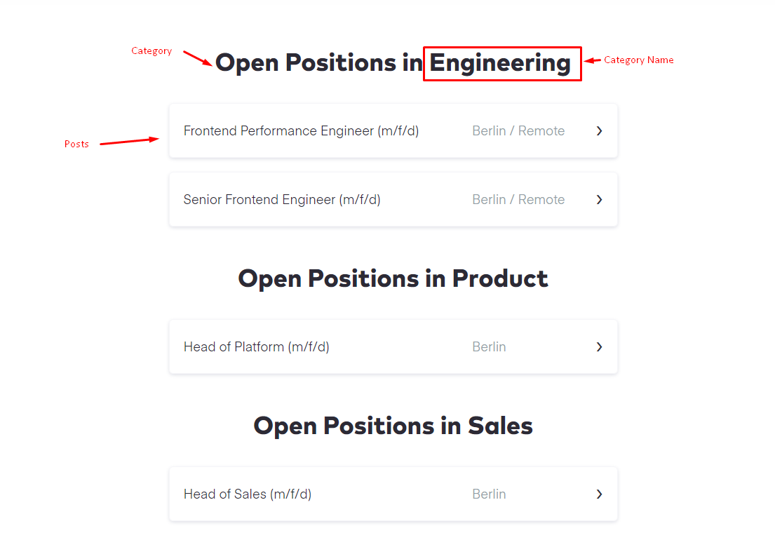 在1页中按类别显示post 1