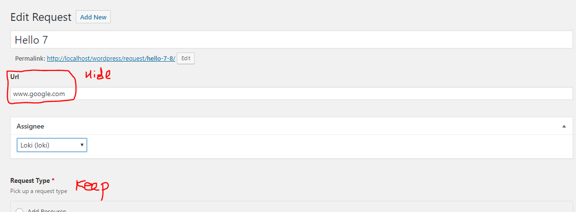如何在WP-admin UI中隐藏高级自定义字段(ACF)？