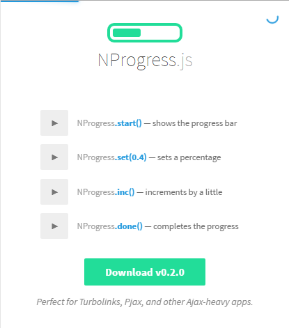 NProgress演示