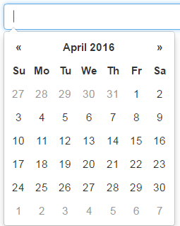 Bootstrap Datepicker
