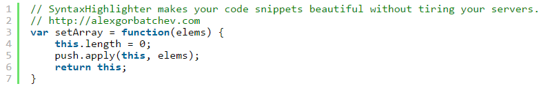 前5名：最佳代码语法高亮javascript插件2