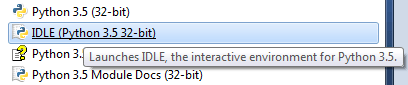 Python IDLE和cmd.exe
