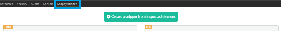 转到SnappySnippet选项卡