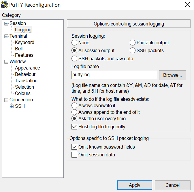 油灰步骤2日志输出到外部文件中