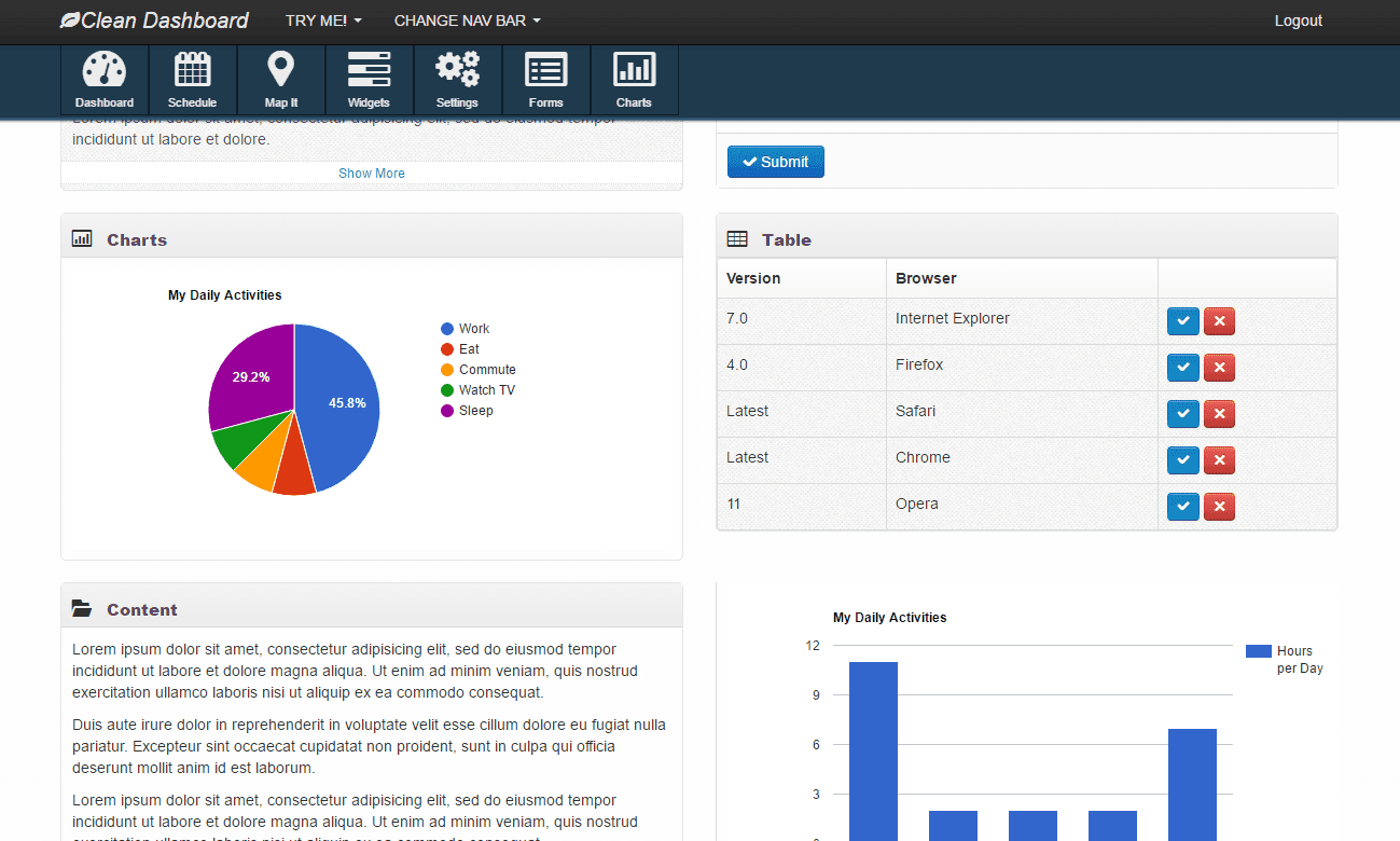 20+最佳免费Bootstrap管理模板集锦3