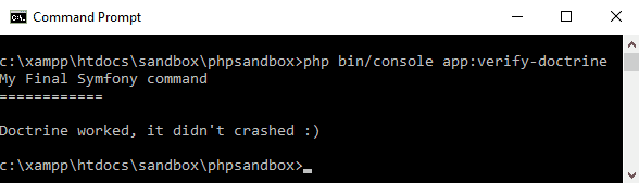 主义symfony 3命令