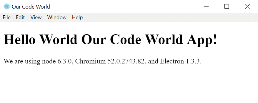 Electron应用