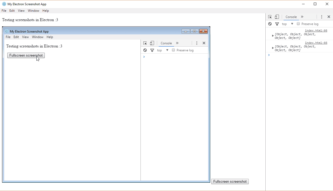 Electron应用截图
