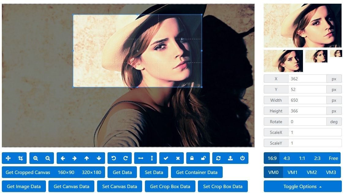 Cropper jQuery和Javascript插件