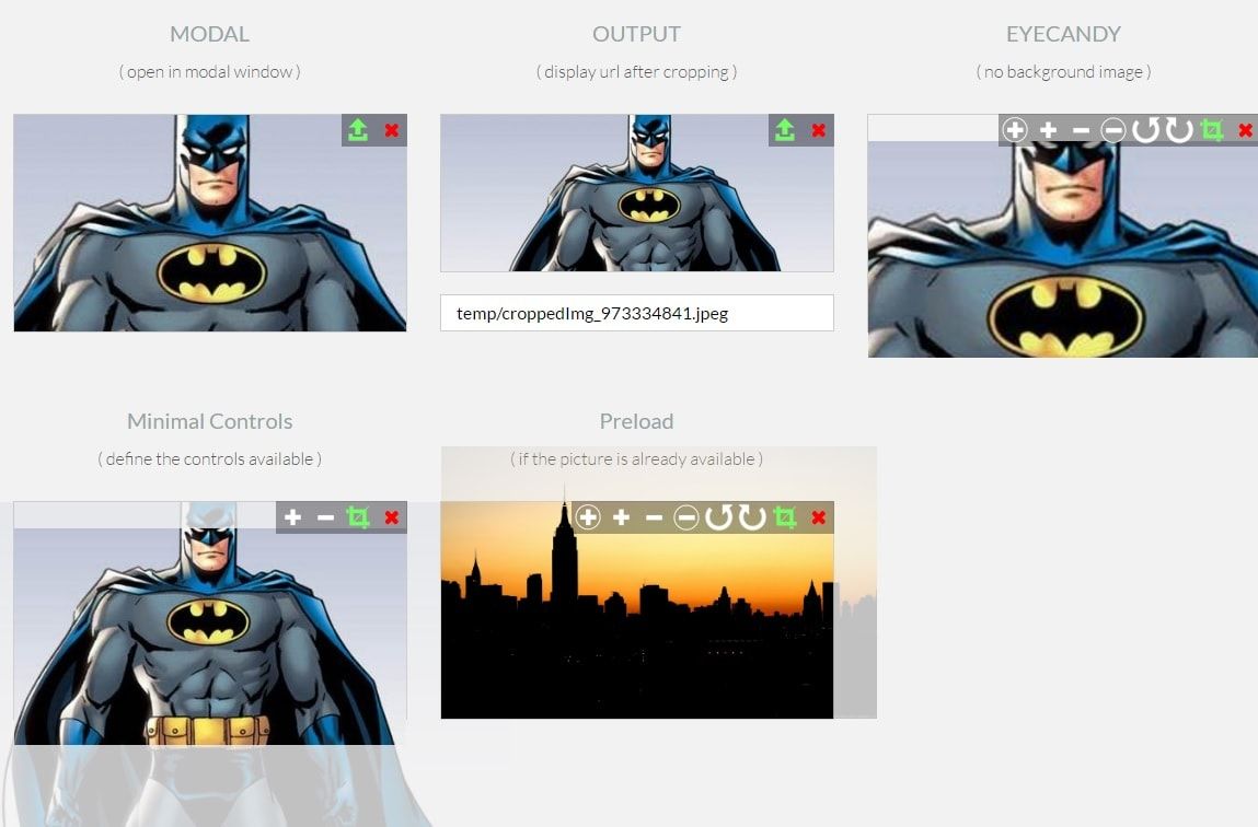 Croppic插件，图像裁剪