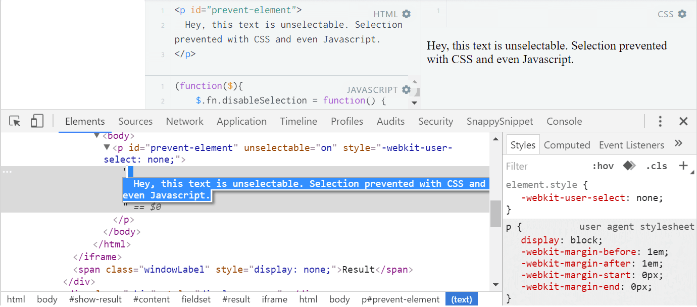 复制内容jQuery和CSS