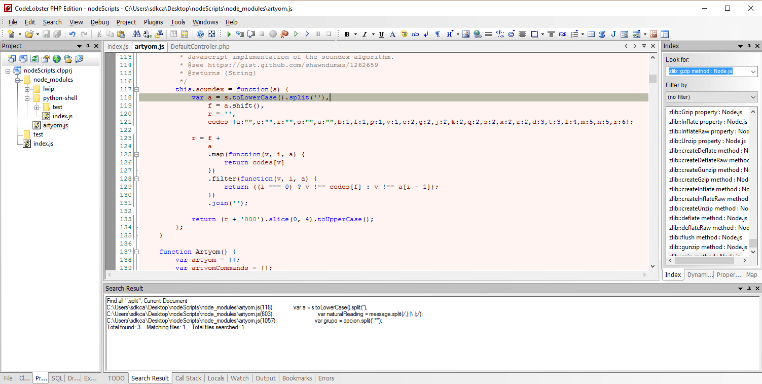Codelobster IDE Web开发IDE