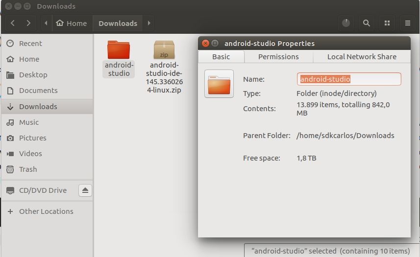 Android Studio时间路径