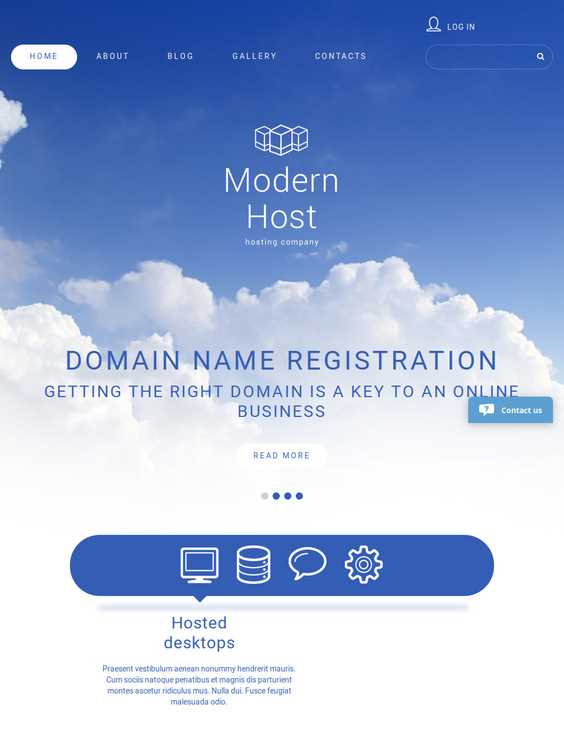Modern Host Joomla高级托管模板