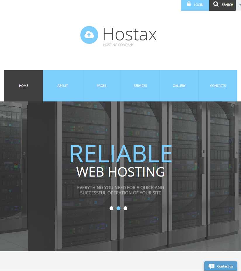 Hostax Joomla模板高级版