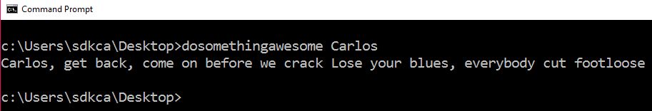 带参数的CLI全局命令NodeJS