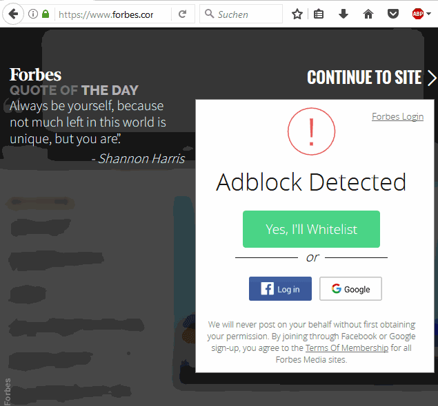 如何使用JavaScript检测AdBlock是否已安装在访问者的设备上1