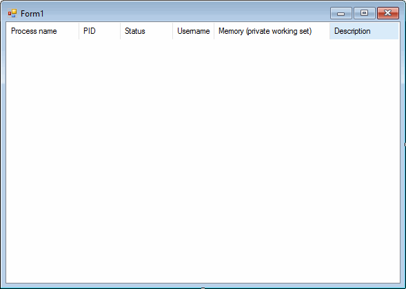 任务管理器设计C＃