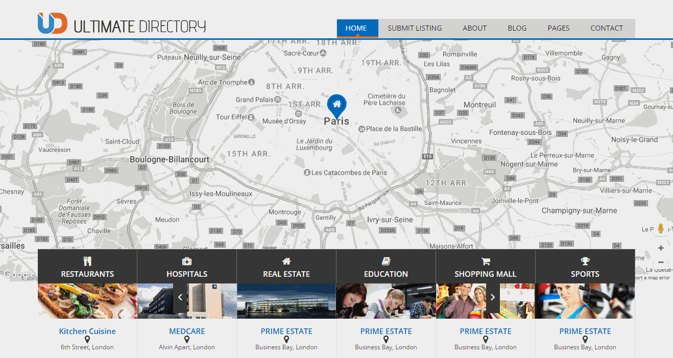 Ultimate Directory目录模板