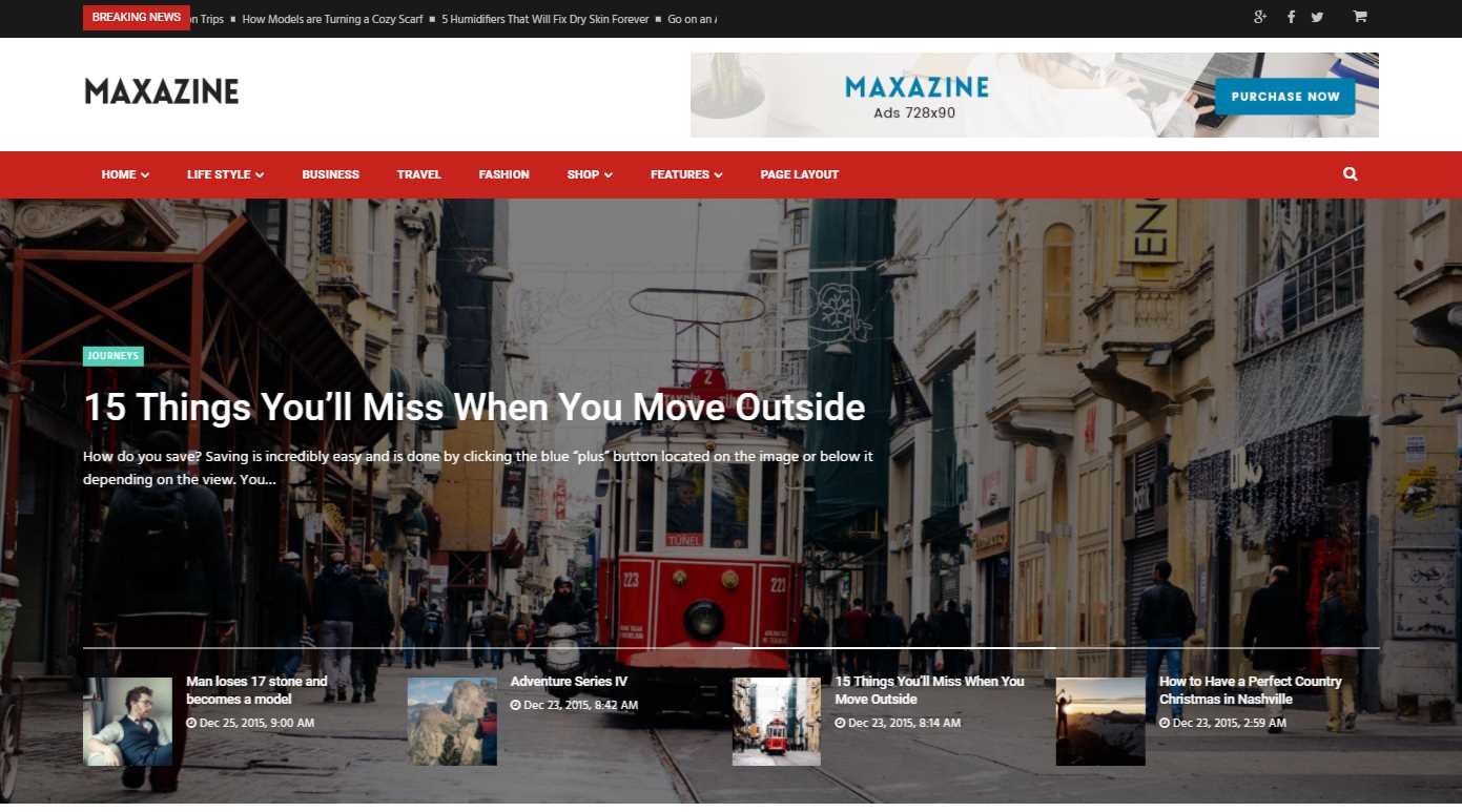 Maxazine WordPress高级主题