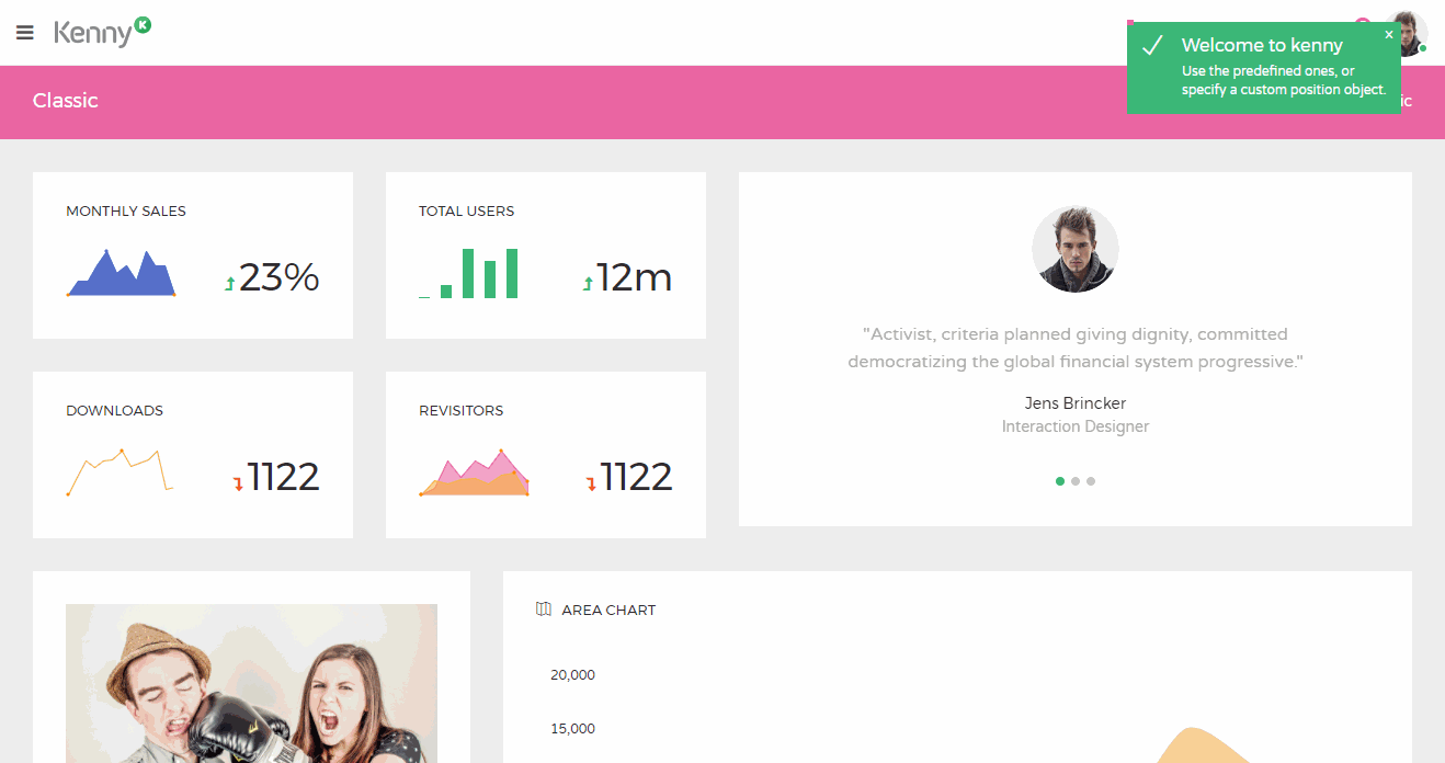 Kenny Envato Elements高级模板