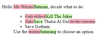 区分HTML并使用JavaScript将其生成为HTML