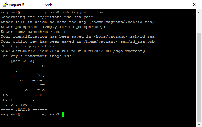 通过SSH生成SSH密钥