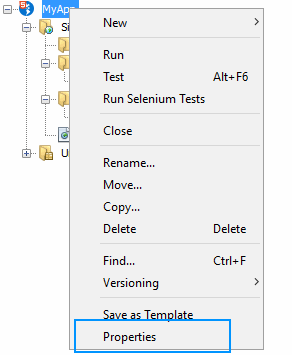 Netbeans项目属性