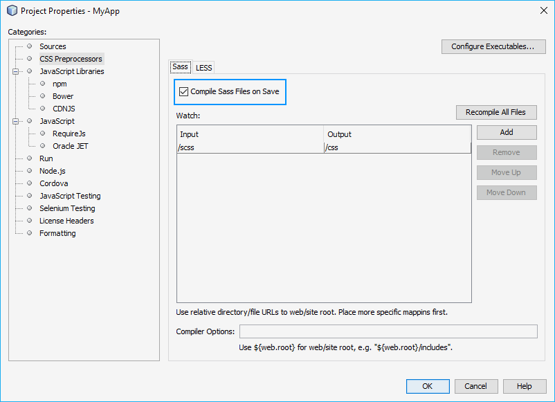 在netbeans中编译更少的路径