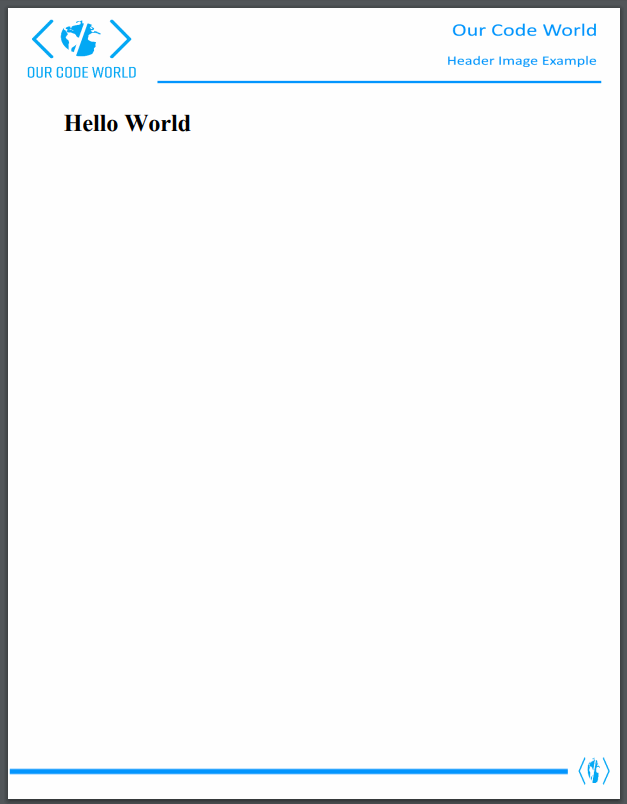 Dompdf图像作为页脚和页眉