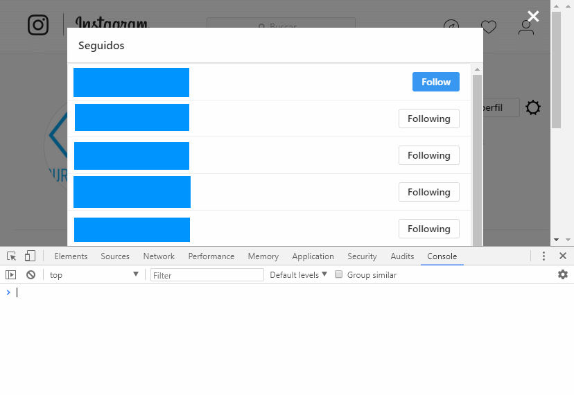 打开关注列表对话框