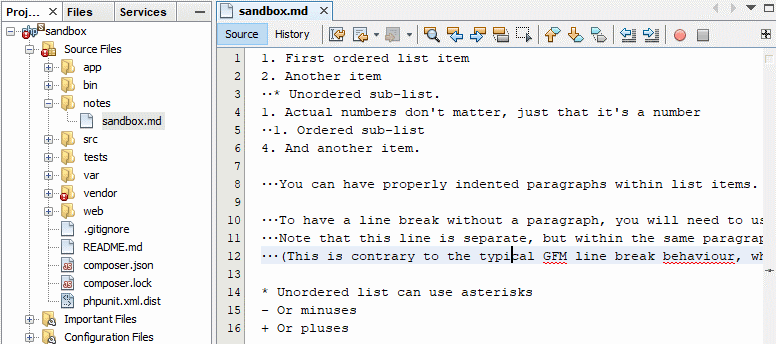 不支持Netbeans Markdown