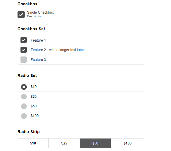 Checkbox radio插件