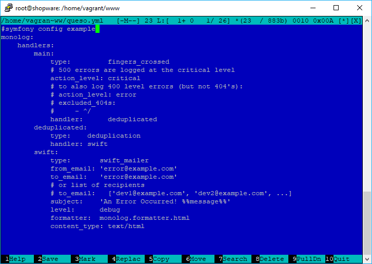 GNU Midnight Commander CLI编辑器