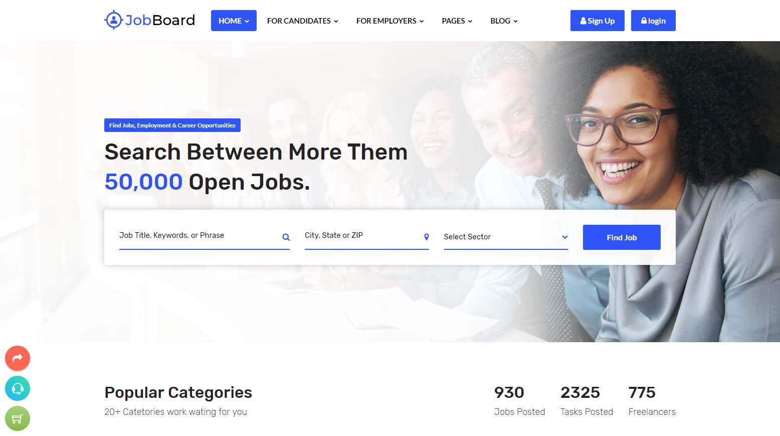 Job Board模板高级