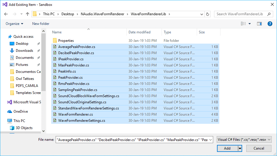 WaveFormRendererLib文件