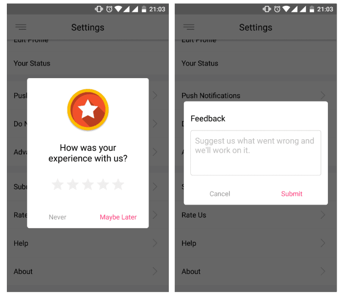 Smart App Rate Android库Java