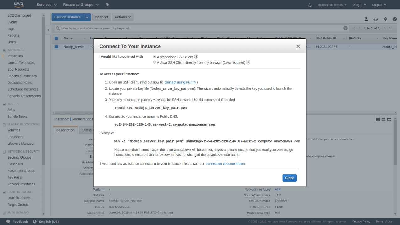 AWS EC2实例SSH访问