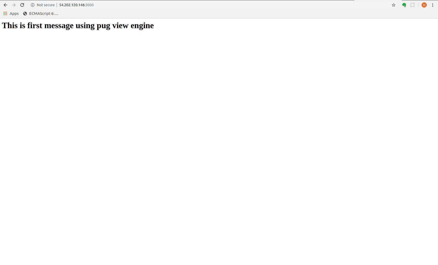 AWS EC2 Node.js运行应用程序