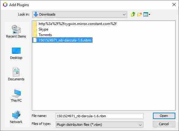 Darcula NetBeans 11 Aapache