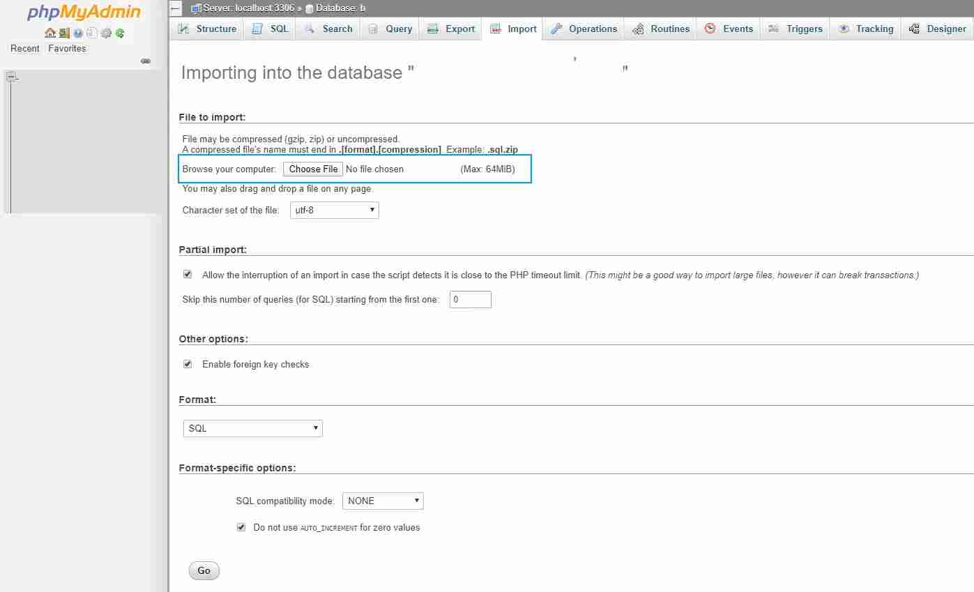 PHPMyAdmin Max FileUploadSize Plesk