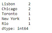 Python Pandas Series.value_counts（）2