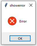 Python Tkinter – MessageBox小部件3