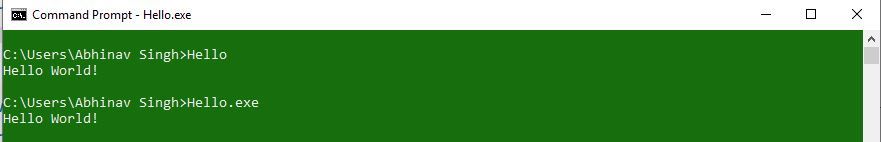 CSharp-命令提示符-04