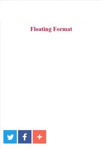 如何在Google AMP中创建Floating amp-addthis？2