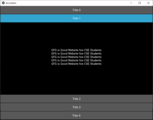Python Kivy中的Accordion（手风琴）用法示例3