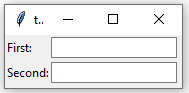 Python Tkinter中的grid（）方法2